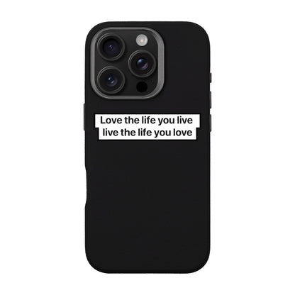 LOVE THE LIFE-iPhone 16 Pro Leather Premium Kılıf MagSafe Özellikli
