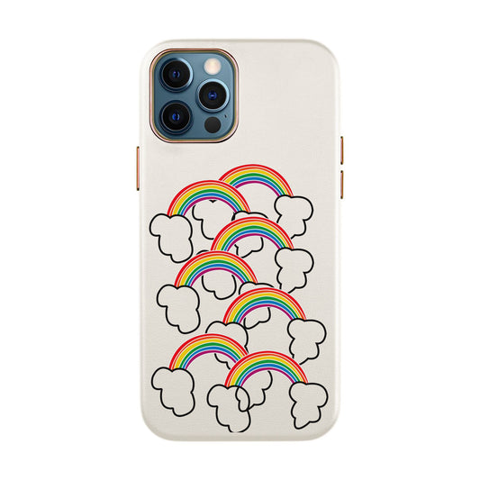 FLYING CLOUD-iPhone 14 Leather Kılıf
