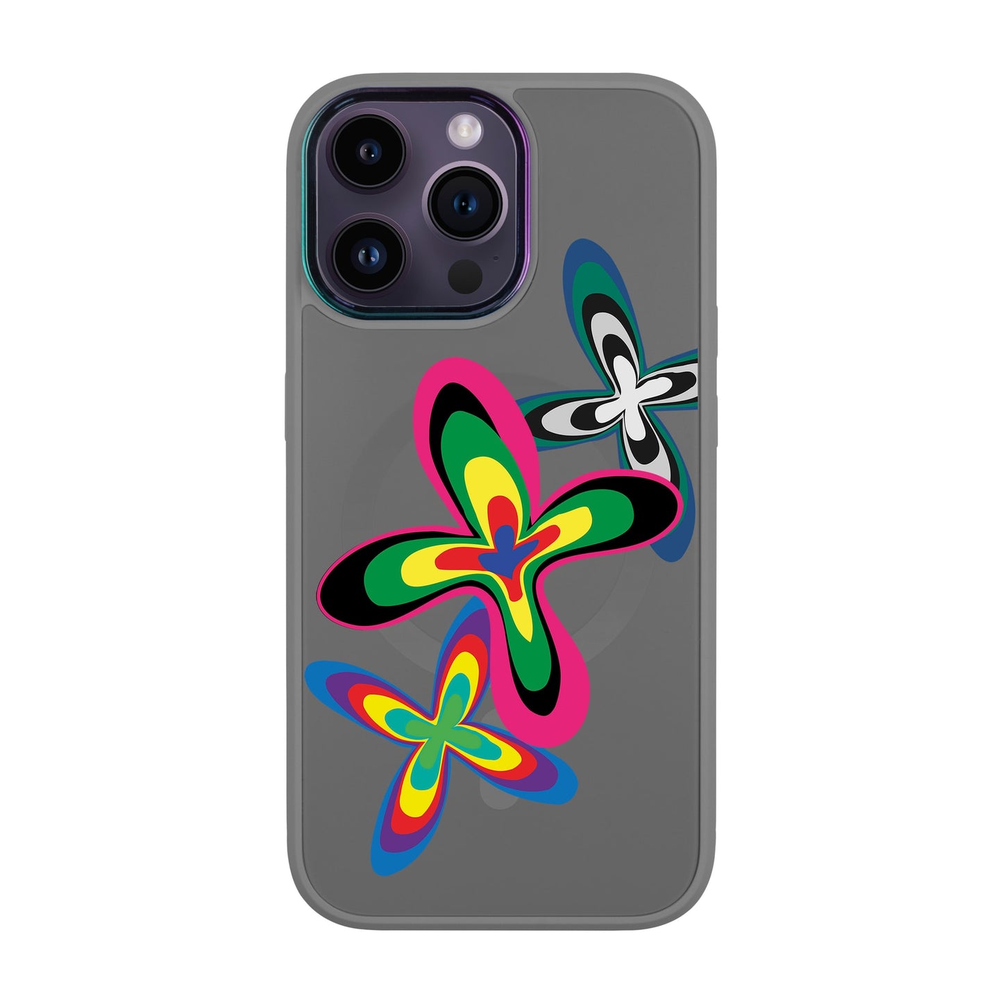 COLOR FLOWER-iPhone 14 Pro Max Vigor Kılıf MagSafe Özellikli