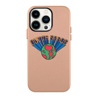 SPACE-iPhone 13 Pro Max Leather Kılıf