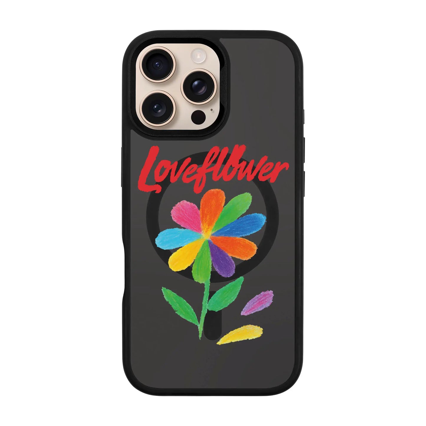 LOVE FLOWER-iPhone 16 Pro Max Rise Kılıf MagSafe Özellikli