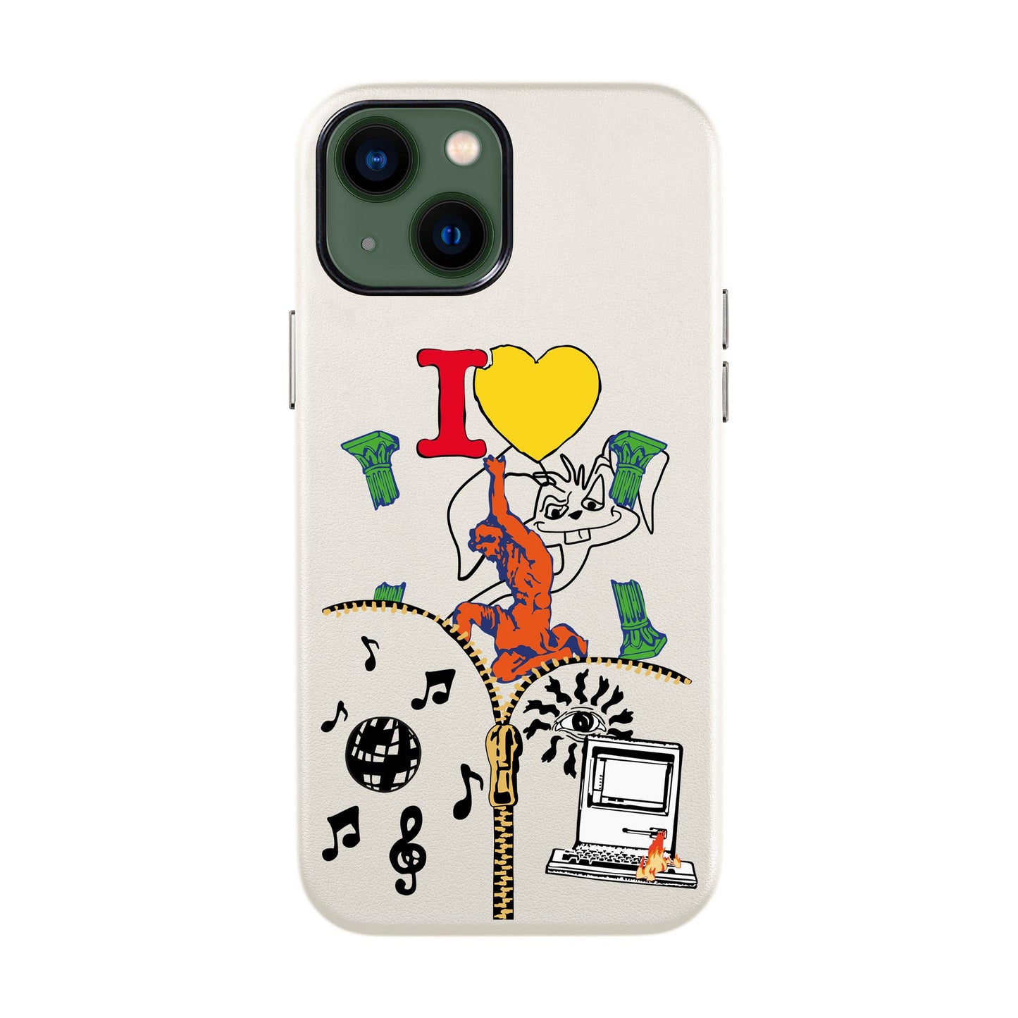 ANTIQUE-iPhone 14 Leather Kılıf