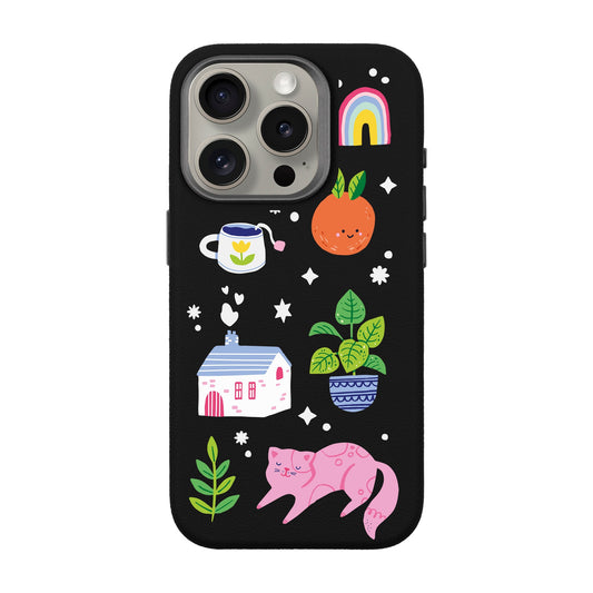 FRESH SPRING-iPhone 15 Pro Leather Premium Kılıf MagSafe Özellikli
