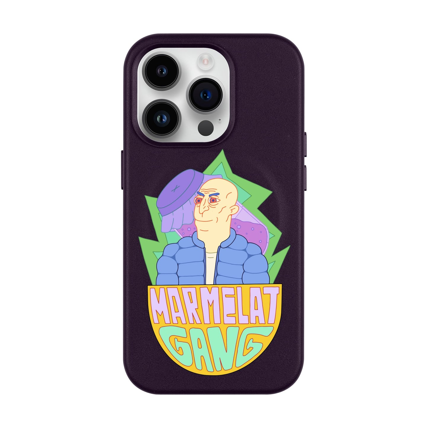 MARMELAT GANG-Leather Kılıf MagSafe Özellikli - iPhone 14 Pro