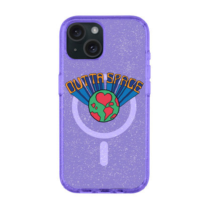OUTTA SPACE-iPhone 15 Plus Shiny Kılıf MagSafe Özellikli
