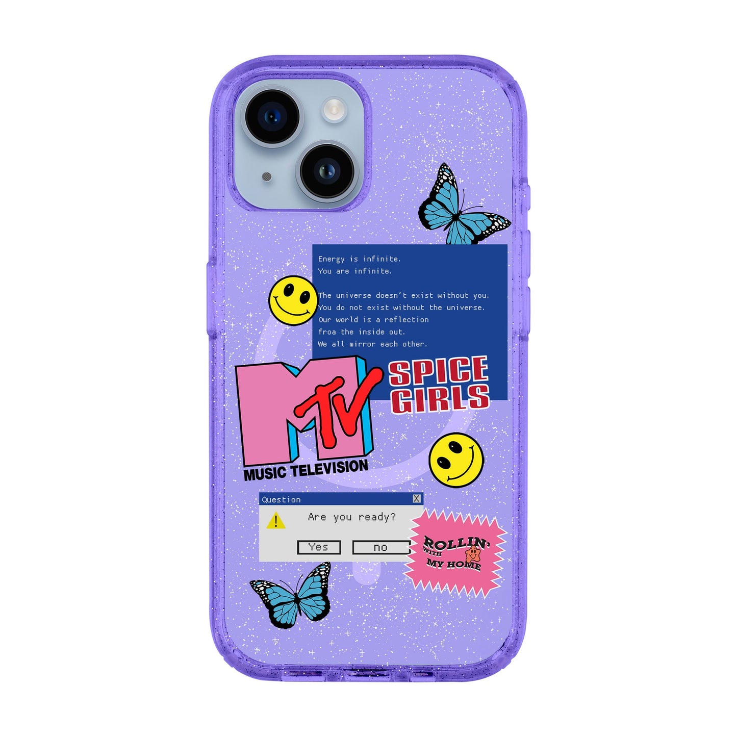 ARE YOU READY-Shiny Kılıf MagSafe Özellikli - iPhone 13