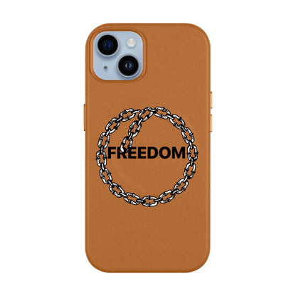 FREEDOM-iPhone 14 Plus Leather Kılıf MagSafe Özellikli
