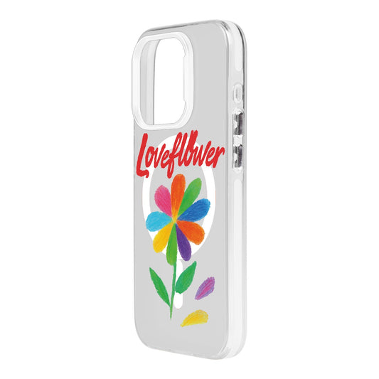 LOVE FLOWER-iPhone 14 Plus Hold Kılıf MagSafe Özellikli