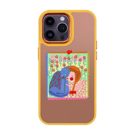 KEDİ POSTA PULU-iPhone 14 Pro Max Proof Kılıf