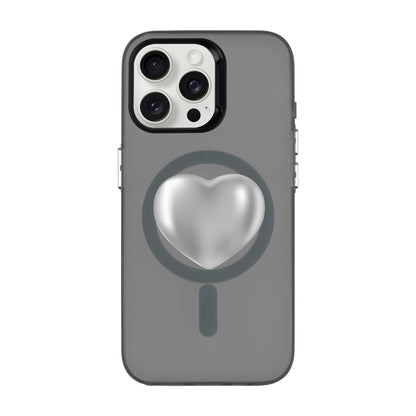 SILVER HEART-iPhone 15 Pro Max Hold Kılıf MagSafe Özellikli