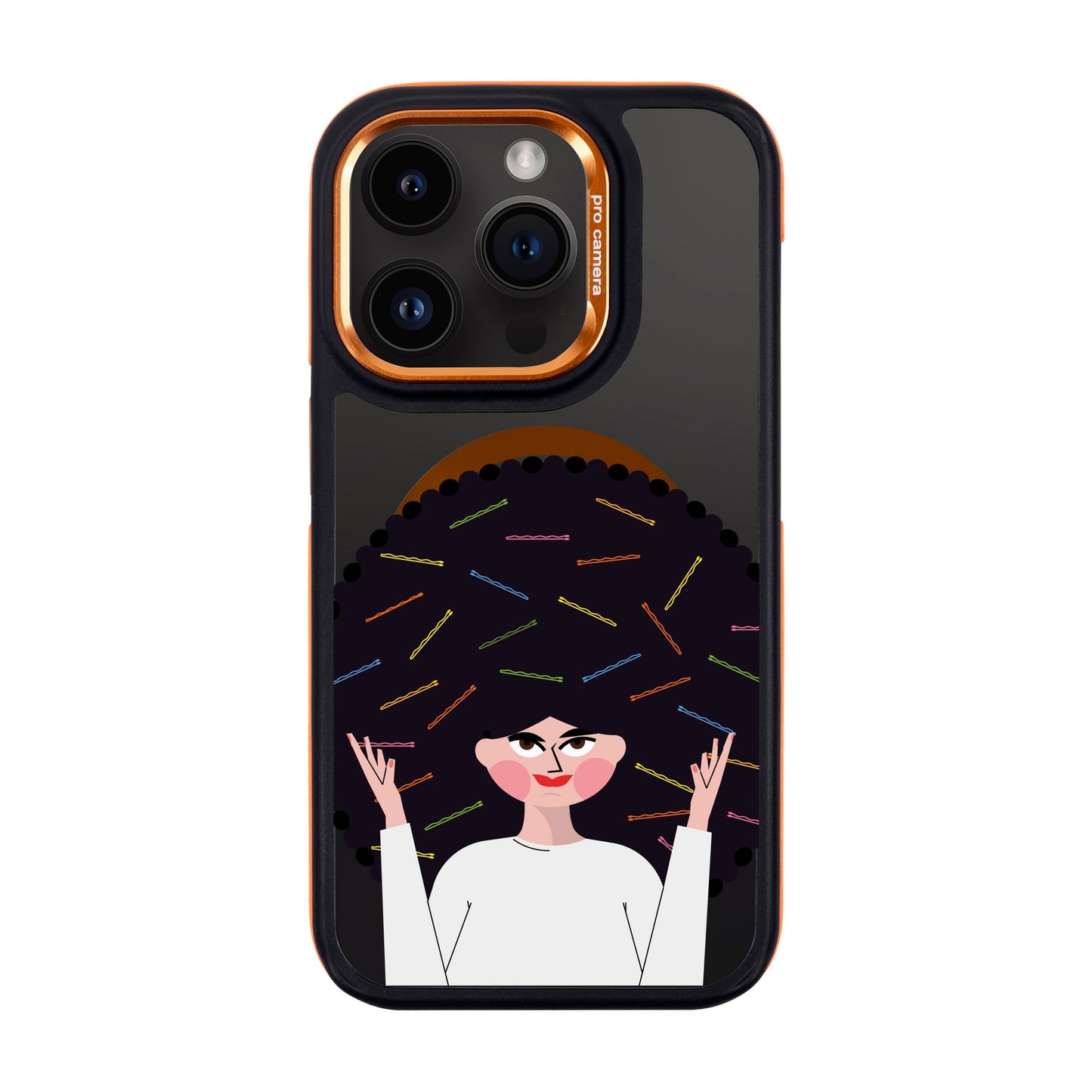 TANGLES OF HAPPINESS-Dark Kılıf MagSafe Özellikli - iPhone 14 Pro