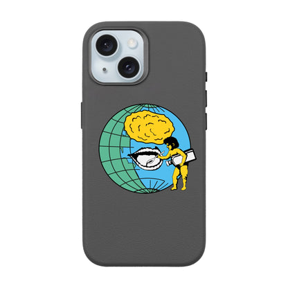 CREATIVE-iPhone 15 Leather Premium Kılıf MagSafe Özellikli