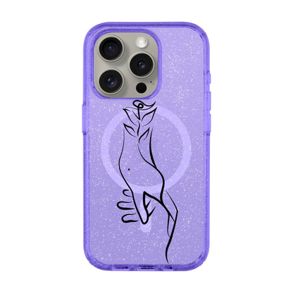 TOUCH-iPhone 15 Pro Shiny Kılıf MagSafe Özellikli