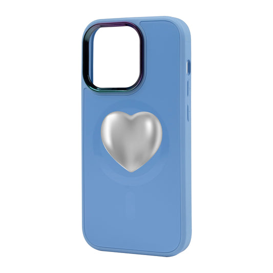 SILVER HEART-iPhone 14 Pro Max Vigor Kılıf MagSafe Özellikli