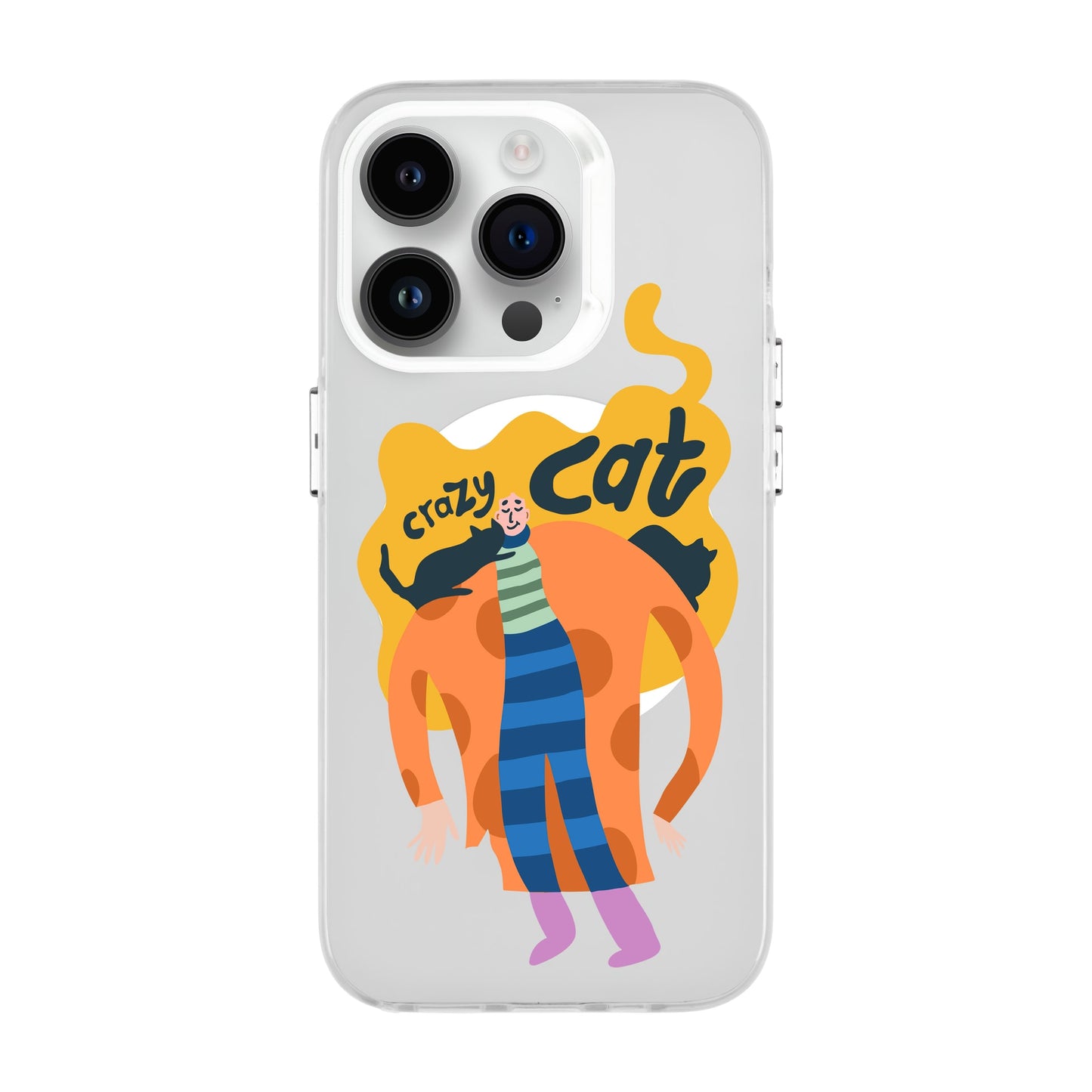 CRAZY CAT-iPhone 14 Pro Hold Kılıf MagSafe Özellikli
