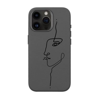 FACE-iPhone 14 Pro Max Leather Premium Kılıf MagSafe Özellikli