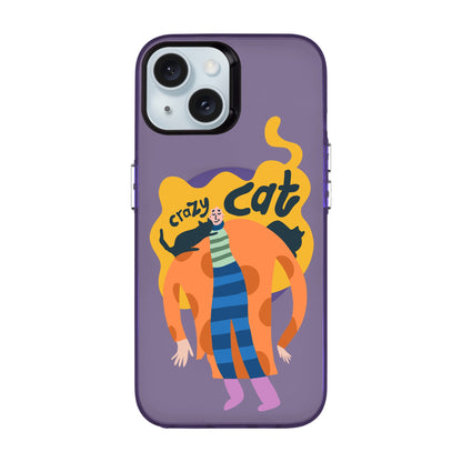 CRAZY CAT-iPhone 15 Hold Kılıf MagSafe Özellikli