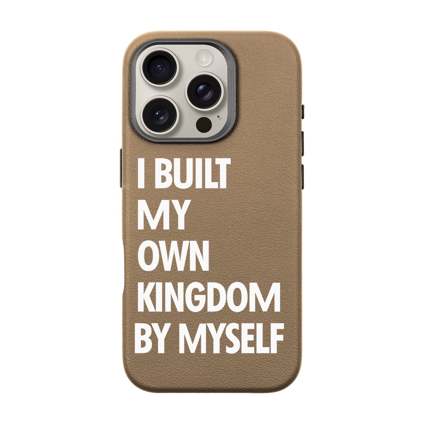 KINGDOM-iPhone 16 Pro Leather Premium Kılıf MagSafe Özellikli