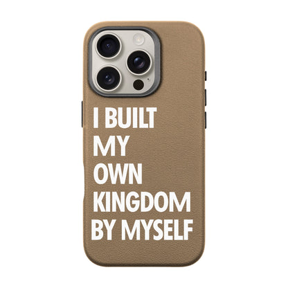 KINGDOM-iPhone 16 Pro Leather Premium Kılıf MagSafe Özellikli