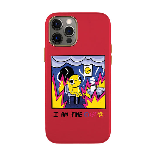 I AM FINE-iPhone 7 Plus / 8 Plus Leather Kılıf