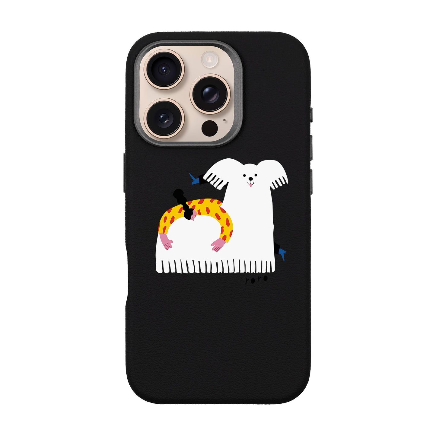 FANCY DOG-iPhone 16 Pro Leather Premium Kılıf MagSafe Özellikli