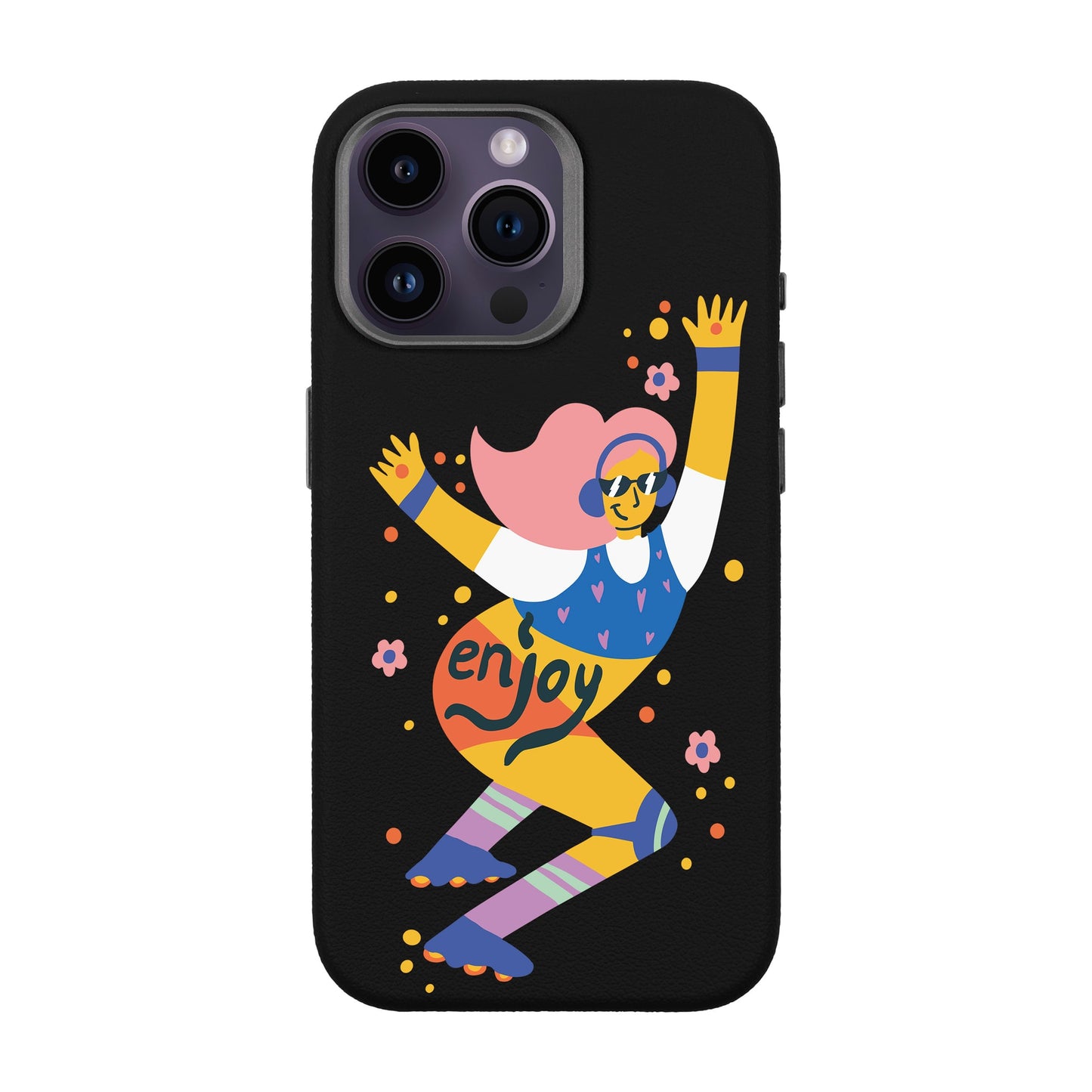 ENJOY-iPhone 14 Pro Max Leather Premium Kılıf MagSafe Özellikli