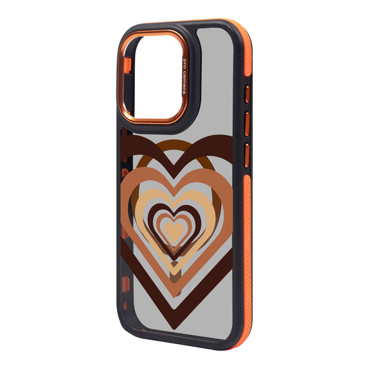 HEART-iPhone 15 Pro Max Dark Kılıf MagSafe Özellikli