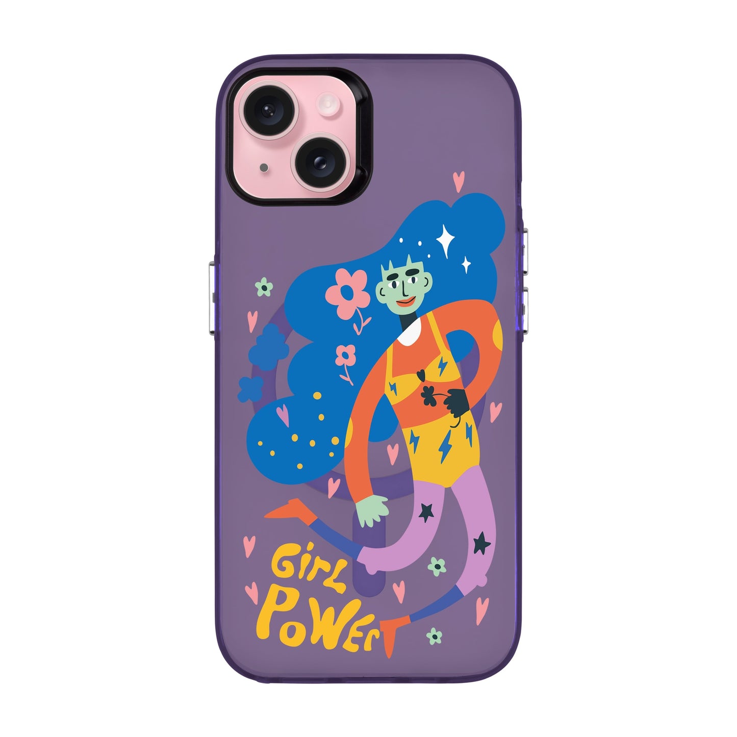 GIRL POWER-iPhone 15 Plus Hold Kılıf MagSafe Özellikli