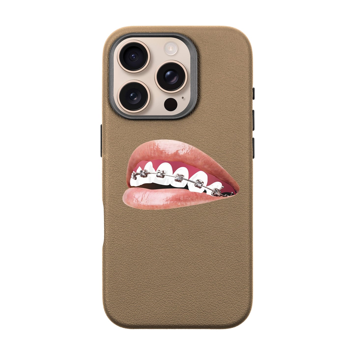 ORTHODONTIST-iPhone 16 Pro Leather Premium Kılıf MagSafe Özellikli