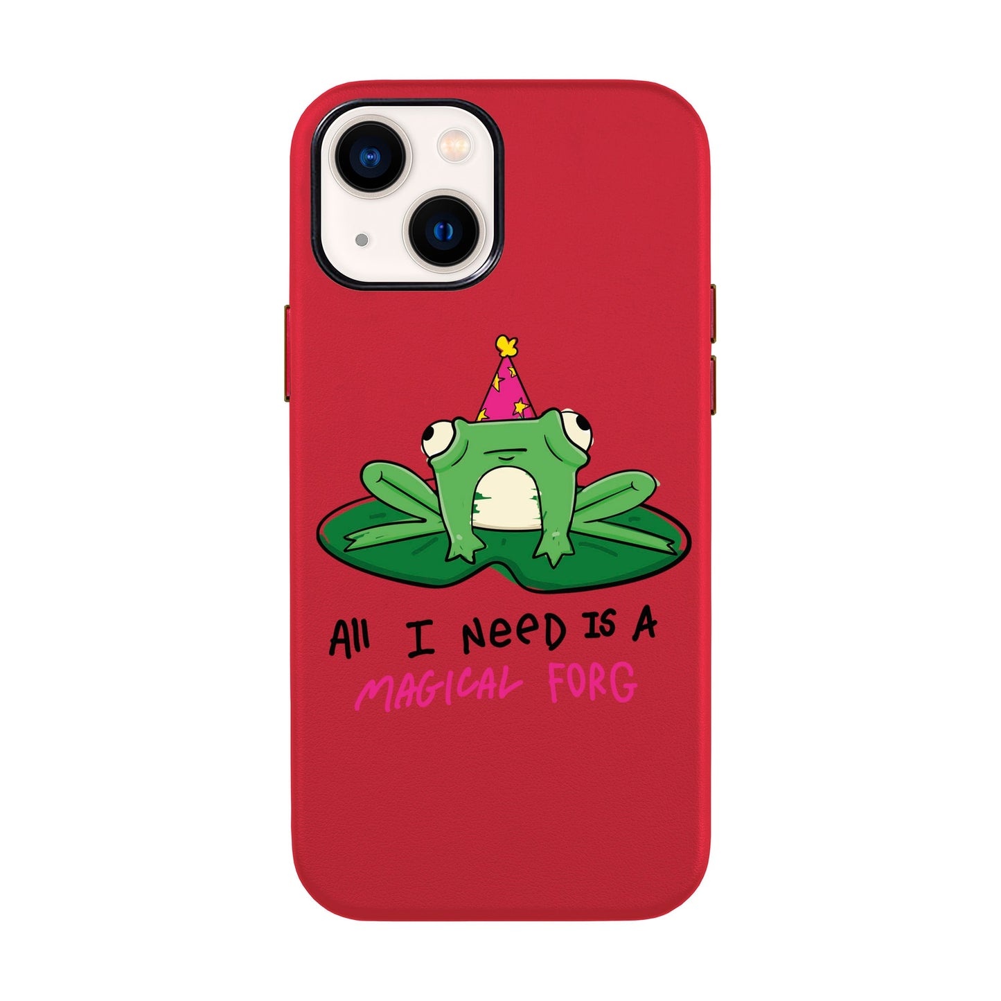 FORG-iPhone 14 Leather Kılıf