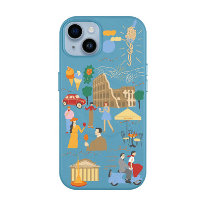 ROMA-iPhone 14 Plus Leather Kılıf MagSafe Özellikli