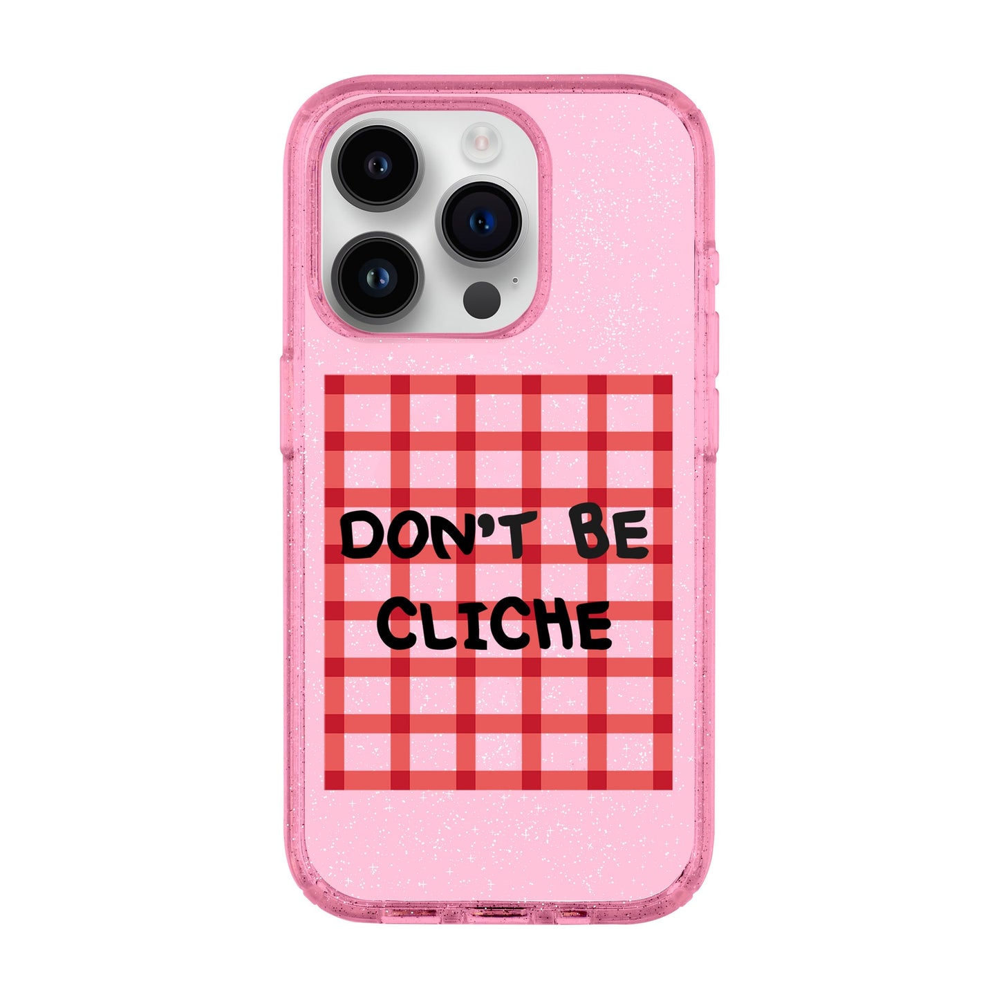 DON'T BE CLICHE-iPhone 14 Pro Shiny Kılıf MagSafe Özellikli