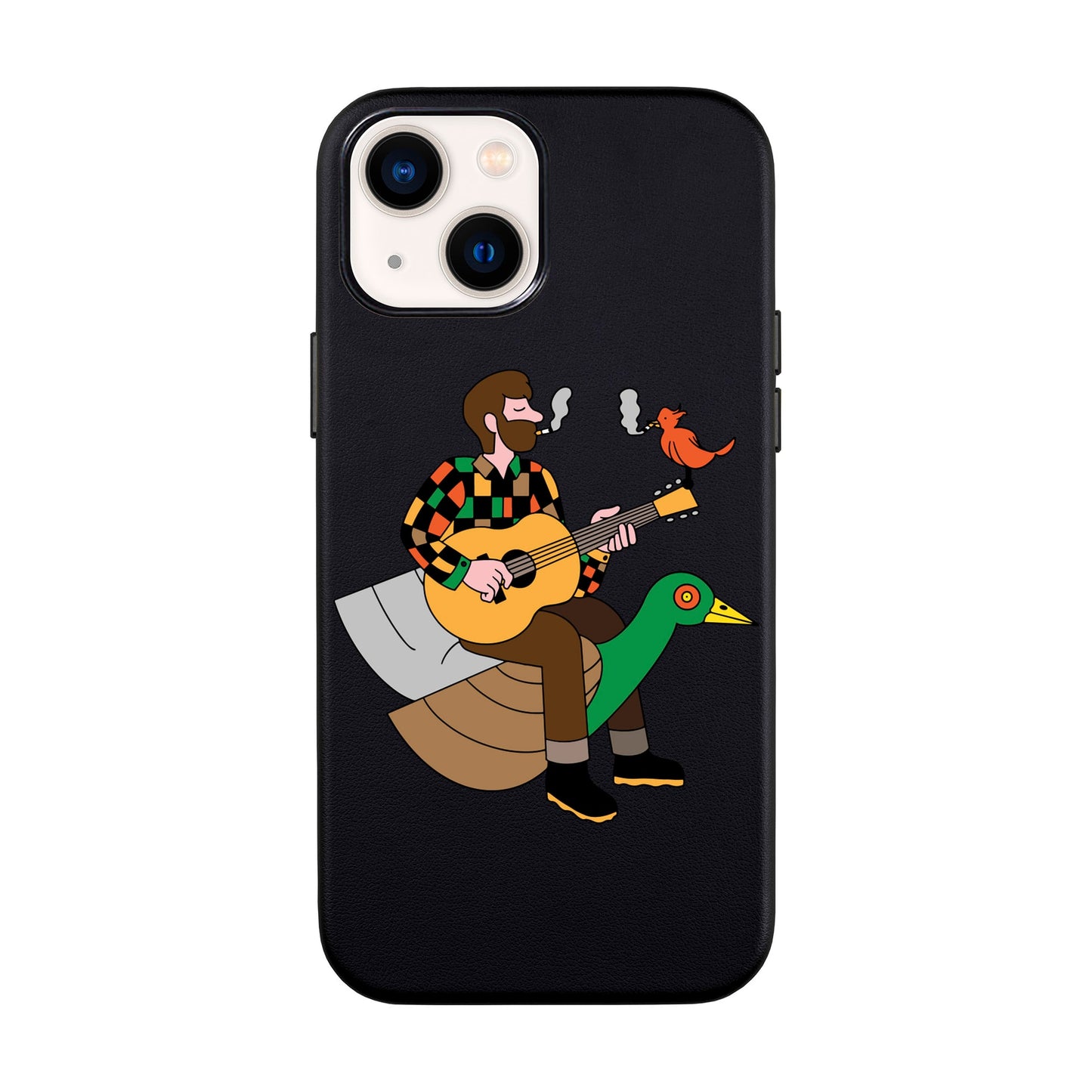 BIRDS OF A FEATHER-iPhone 14 Leather Kılıf