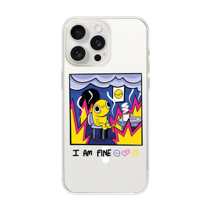 I AM FINE-iPhone 15 Pro Max Solid Kılıf MagSafe Özellikli