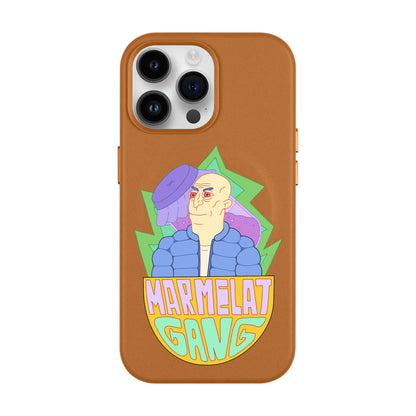 MARMELAT GANG-iPhone 14 Pro Max Leather Kılıf MagSafe Özellikli