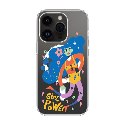 GIRL POWER-iPhone 14 Pro Solid Kılıf MagSafe Özellikli
