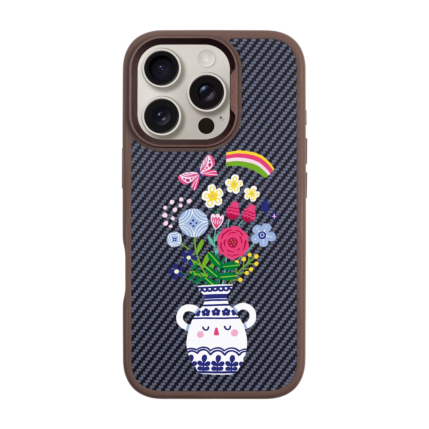 PARTERRE-iPhone 16 Pro Plaid Kılıf MagSafe Özellikli