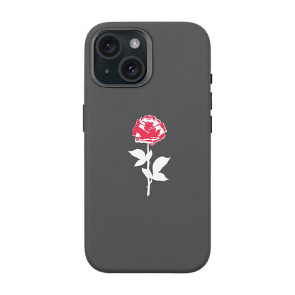 NATUREL ROSE-iPhone 15 Leather Premium Kılıf MagSafe Özellikli