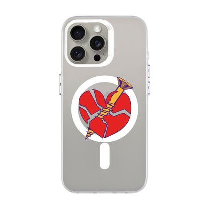 BROKEN HEART-iPhone 15 Pro Max Hold Kılıf MagSafe Özellikli