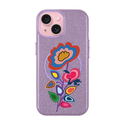 KNITTED FLOWER-iPhone 15 Plus Radiant Kılıf MagSafe Özellikli