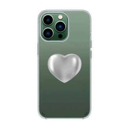 SILVER HEART-iPhone 12 Pro Max Solid Kılıf