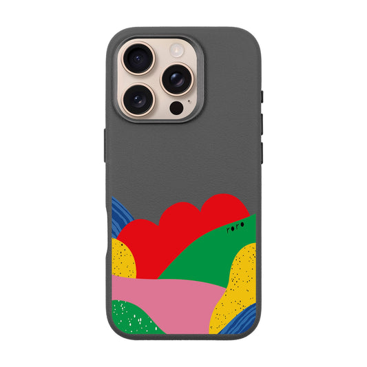 FLAG-iPhone 16 Pro Leather Premium Kılıf MagSafe Özellikli