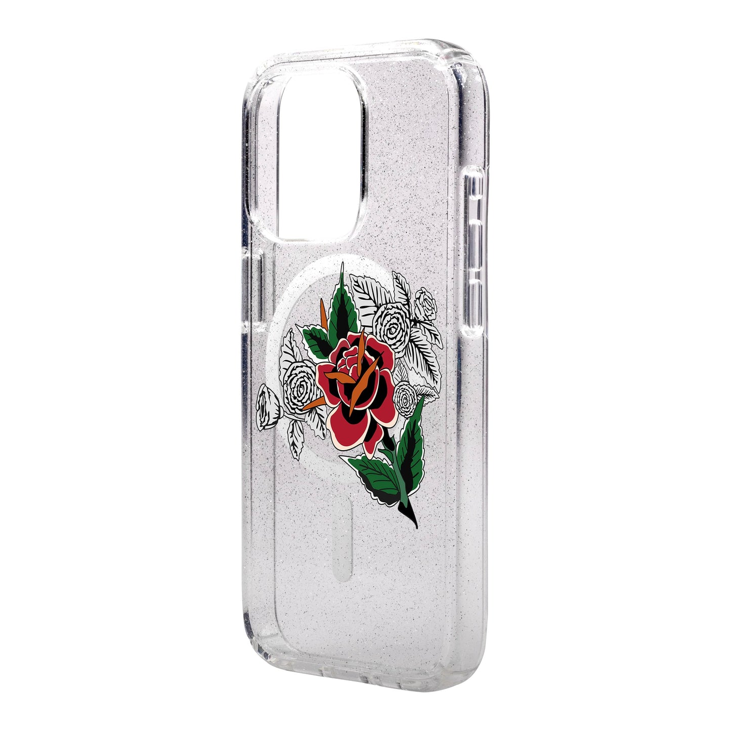 DRY ROSE-iPhone 15 Plus Shiny Kılıf MagSafe Özellikli