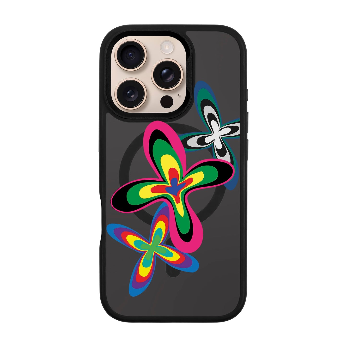 COLOR FLOWER-iPhone 16 Pro Rise Kılıf MagSafe Özellikli