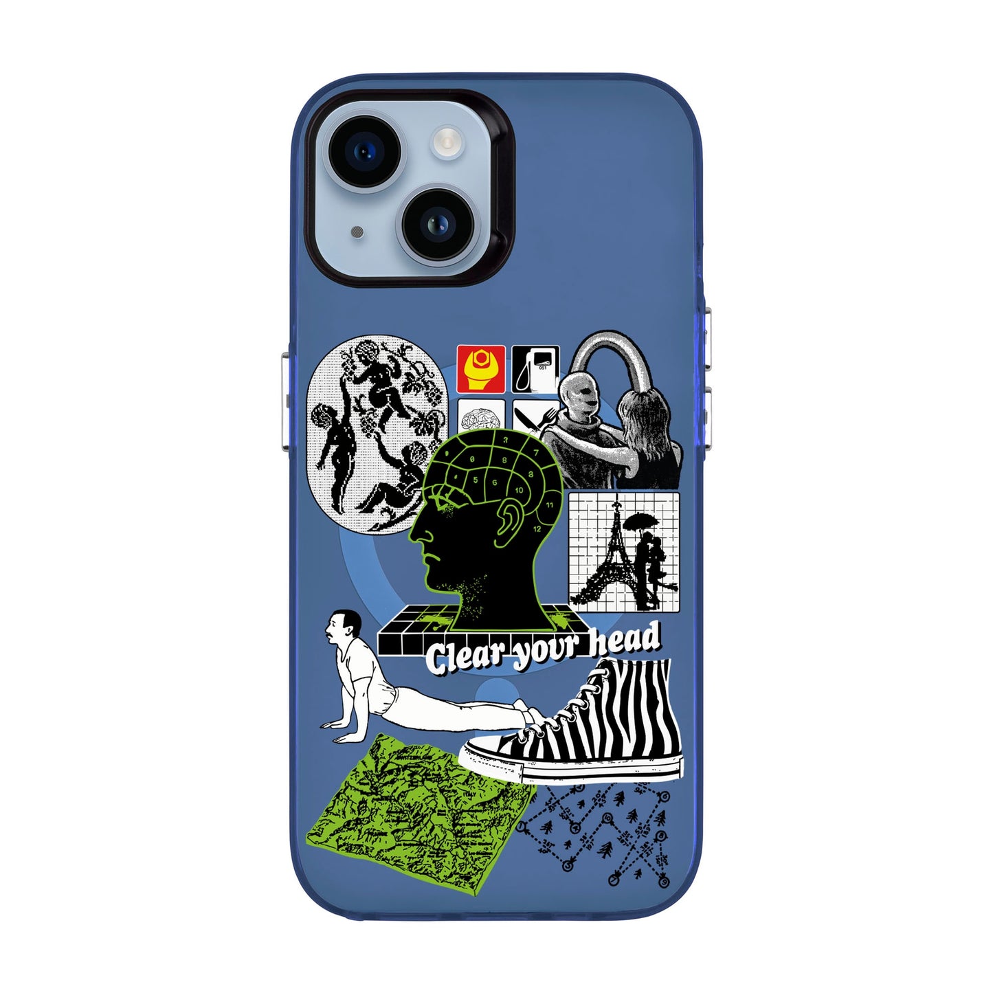CLEAR YOUR HEAD-iPhone 14 Hold Kılıf MagSafe Özellikli