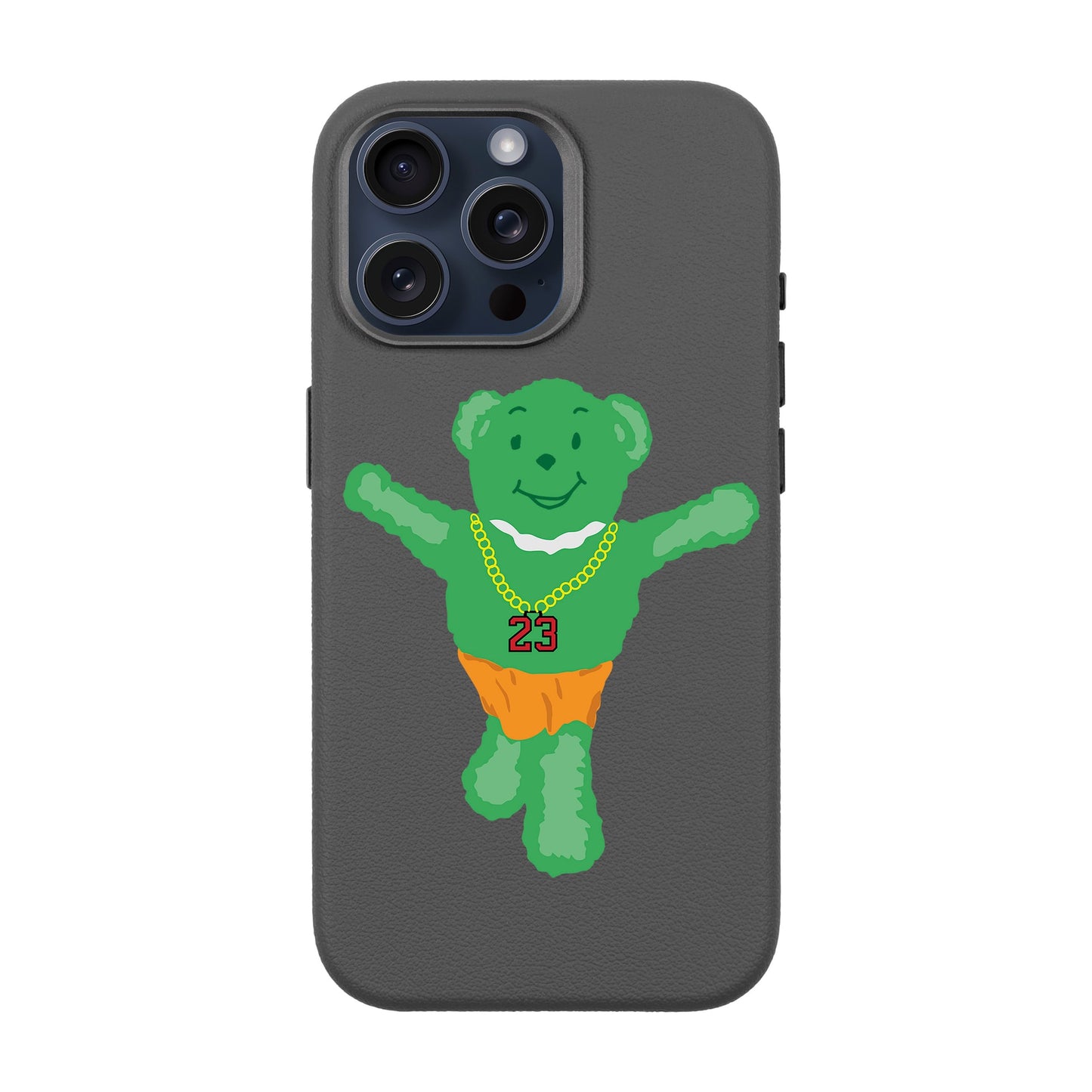 GREEN BEAR-iPhone 15 Pro Max Leather Premium Kılıf MagSafe Özellikli