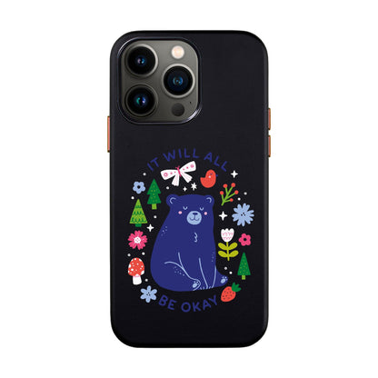 BE OKAY-iPhone 14 Leather Kılıf