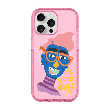 BE YOUR SELF-iPhone 15 Pro Max Shiny Kılıf MagSafe Özellikli