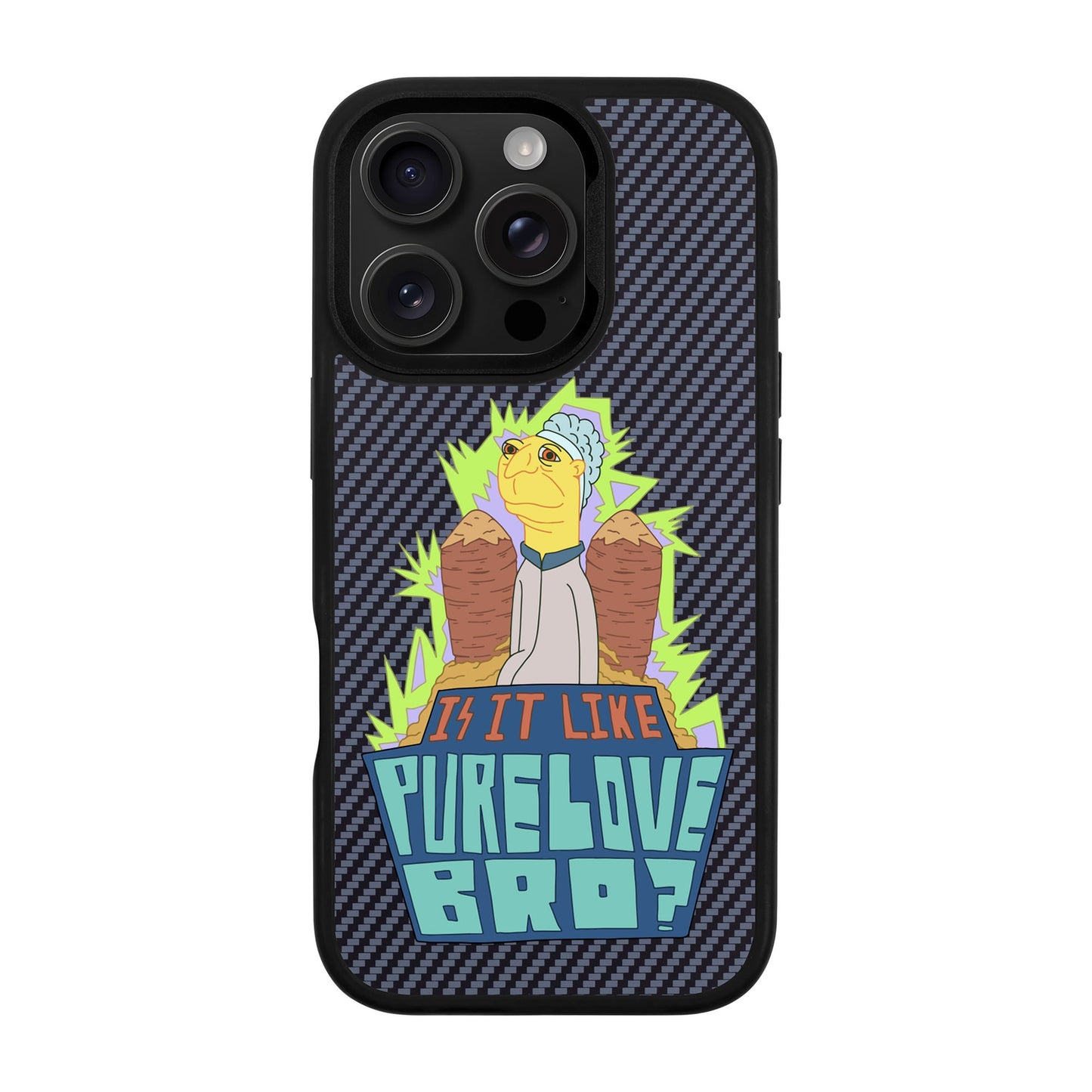 PURE LOVE-iPhone 16 Pro Plaid Kılıf MagSafe Özellikli