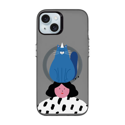 NAUGHTY CAT-iPhone 15 Plus Hold Kılıf MagSafe Özellikli